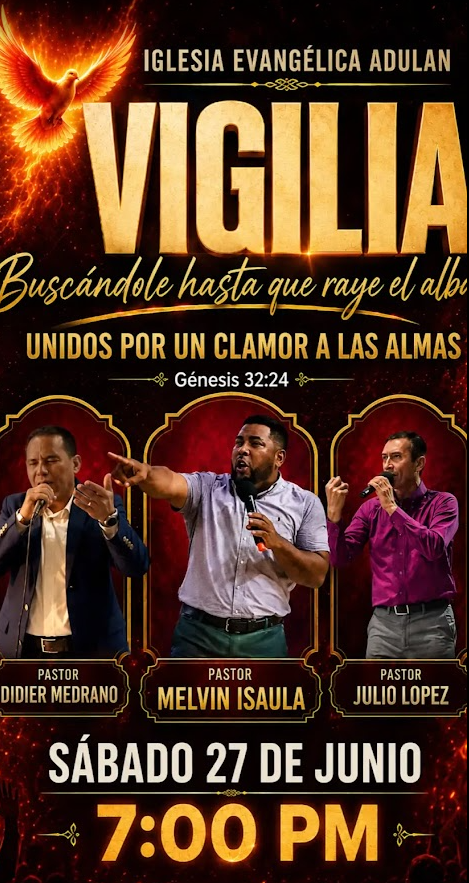Church event promotional flyer design
