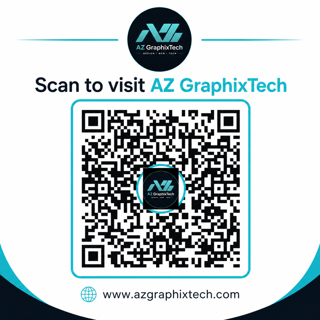 AZ GraphixTech website QR code